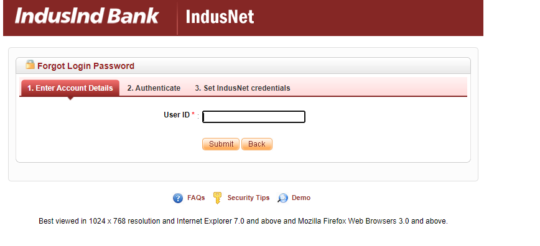 Indusind Credit Card Login And Registration Using Internet Banking 5878